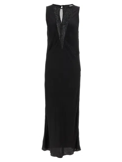 ROTATE BIRGER CHRISTENSEN ROTATE 'SLEEVELESS MIDI' DRESS