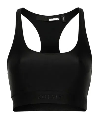 Rotate Birger Christensen Rotate Stretch Racer Back Bra In Black
