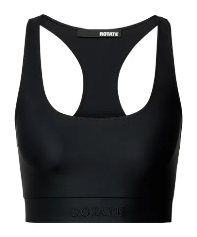 Rotate Birger Christensen Rotate Stretch Racer Back Bra In Black