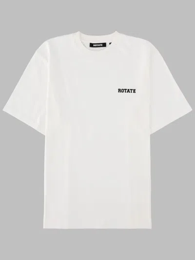 Rotate Birger Christensen Rotate Stylish T-shirt For Women In White