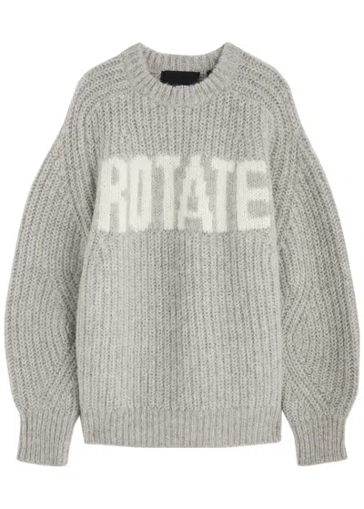 Rotate Birger Christensen Sweater Rotate Made Of Wool In Grey