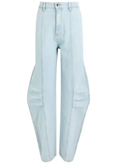 Rotate Birger Christensen Rotate Sunday Pleated Barrel-leg Jeans