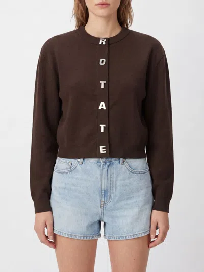 Rotate Birger Christensen Rotate Sweater Woman In Brown