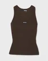 Rotate Birger Christensen Rotate Top Basic Tank In Brown