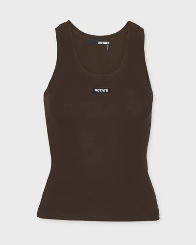 Rotate Birger Christensen Rotate Top Basic Tank In Brown