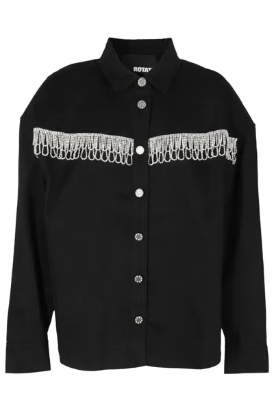 ROTATE BIRGER CHRISTENSEN ROTATE TWILL OVERSIZED JACKET