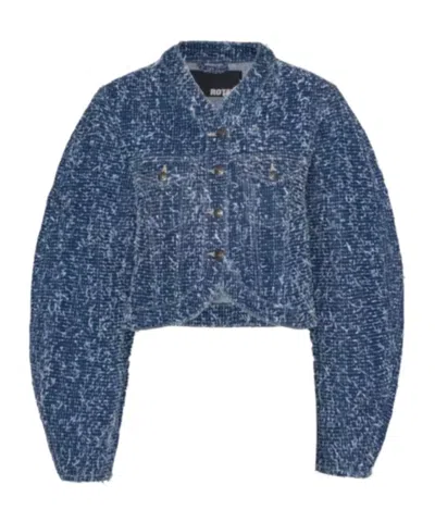 Rotate Birger Christensen Rotate Vinetta Denim Ld61 In Blue