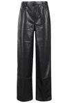 Rotate Birger Christensen Rotate Birgerchristensen Wide Leg 5 Pocket Pant In Black