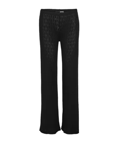 Rotate Birger Christensen Rotate Wide-leg Pants In Animal Print