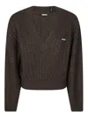 Rotate Birger Christensen Pullover Mit V-ausschnitt In Brown
