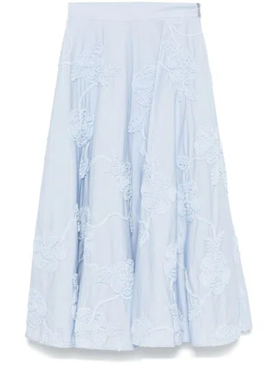 Rotate Birger Christensen Rotate Women `flower` Maxi Skirt