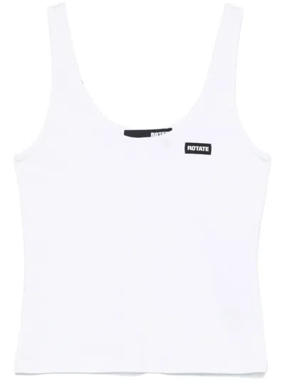 Rotate Birger Christensen Rotate Women Tank Top In White