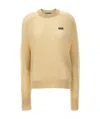Rotate Birger Christensen Mohair Blend Pullover Sweater In Nude