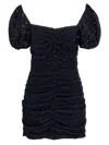 Rotate Birger Christensen Rotate Birgerchristensen Black Lace Mini Dress In Black