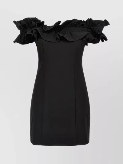 ROTATE BIRGER CHRISTENSEN 'RUFFLED OFF-SHOULDER MINI DRESS'