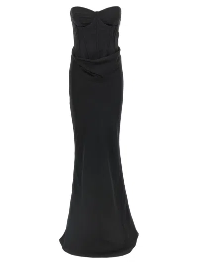 ROTATE BIRGER CHRISTENSEN ROTATE BIRGER CHRISTENSEN 'SATIN CORSET MAXI' DRESS