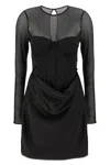 Rotate Birger Christensen Corset Mini Dress In Black