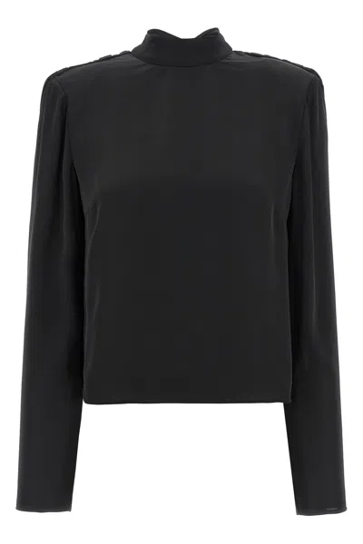 ROTATE BIRGER CHRISTENSEN 'SATIN DRAPY BACK' TOP