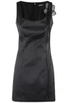 Rotate Birger Christensen Satin Flower Mini Dress