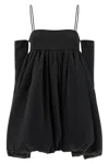 Rotate Birger Christensen 'satin Le Bubble' Dress In Black