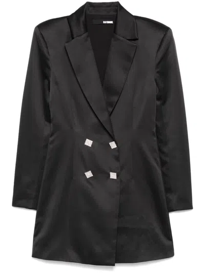 Rotate Birger Christensen Rotate Tailored Double-breasted Blazer Dress In Black