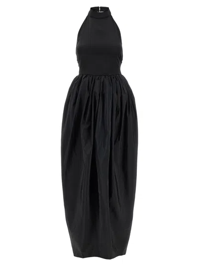 ROTATE BIRGER CHRISTENSEN SATIN TAFFETA MAXI DRESS