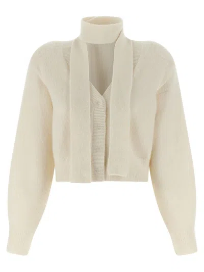ROTATE BIRGER CHRISTENSEN ROTATE BIRGER CHRISTENSEN SCARF CARDIGAN