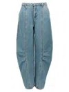 Rotate Birger Christensen Sculptured Jeans In Blue
