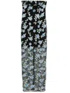 Rotate Birger Christensen Fitted Strapless Evening Dress With Floral Embroidery