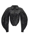 Rotate Birger Christensen Sequin Cropped Jacket
