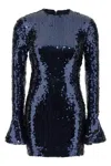 Rotate Birger Christensen Sequin Dress In Blue