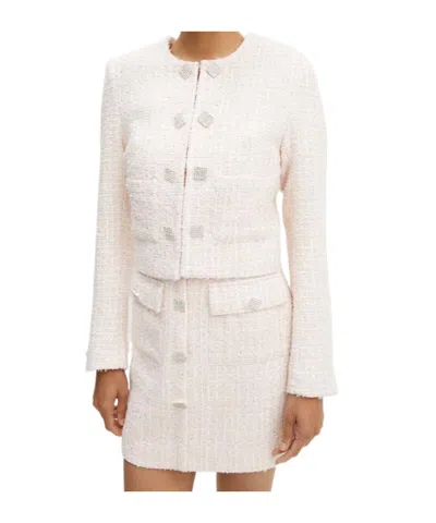 Rotate Birger Christensen Sequin-embellished Jacket In White