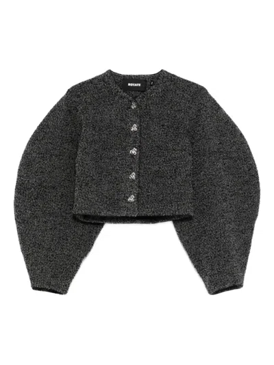 Rotate Birger Christensen Sequin-embellishment Jacket In Gray