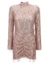 Rotate Birger Christensen Sequin Fringed Mini Dress