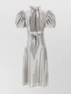 Rotate Birger Christensen Sequin Midi Dress Featuring Bow Detail
