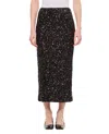 Rotate Birger Christensen Sequin Midi Pencil Skirt