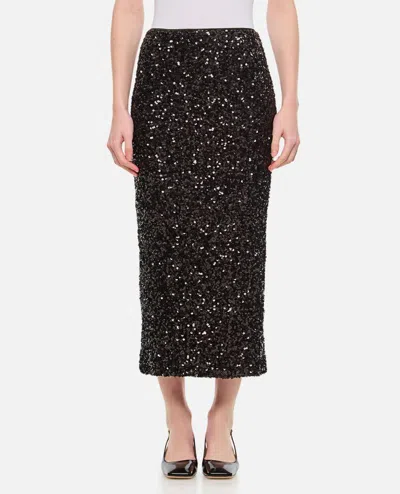 ROTATE BIRGER CHRISTENSEN SEQUIN MIDI PENCIL SKIRT