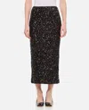 Rotate Birger Christensen Midi Sequin Skirt In In Nero