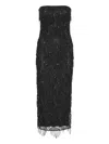 Rotate Birger Christensen Rotate Birgerchristensen Sequins Midi Tube Dress In Black