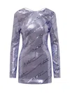 ROTATE BIRGER CHRISTENSEN SEQUIN MINI DRESS L/S