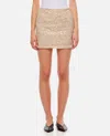 Rotate Birger Christensen Sequin Mini Skirt In Silver