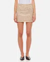 Rotate Birger Christensen Sequin Mini Skirt In Silver