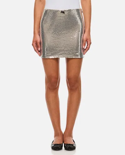 ROTATE BIRGER CHRISTENSEN SEQUIN MINI SKIRT
