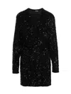 Rotate Birger Christensen Sequin Minidress Dresses Black In Black