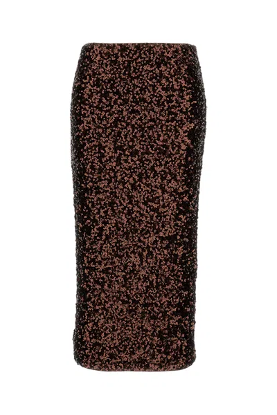 Rotate Birger Christensen Sequin Pencil Skirt In Multi