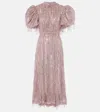 Rotate Birger Christensen Rotate Birgerchristensen Mini Dress With Bangs In Pink