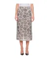 Rotate Birger Christensen Sequin Chiffon Skirt