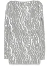 Rotate Birger Christensen Sequined Mini Dress In 灰色