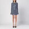 Rotate Birger Christensen Open-back Sequin Mini Dress In Multicolor