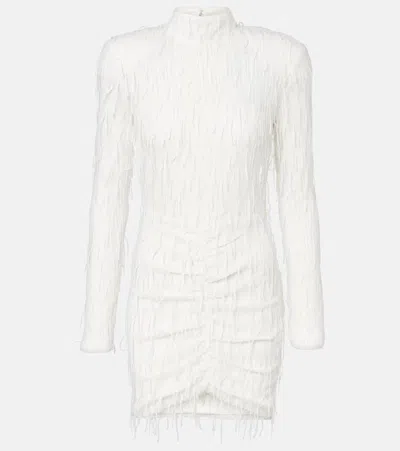 Rotate Birger Christensen Sequined Minidress In White